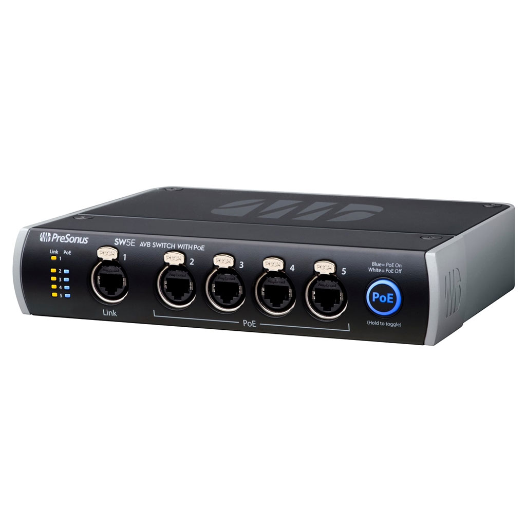 Bộ chuyển mạch Audio Video PreSonus SW5E | Chính hãng - Trả góp 0%
