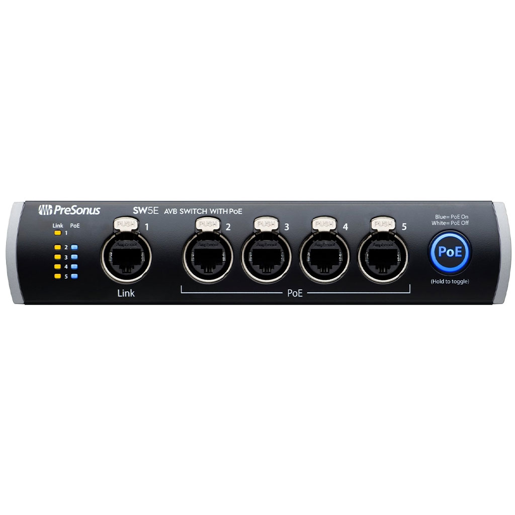 Bộ chuyển mạch Audio Video PreSonus SW5E | Chính hãng - Trả góp 0%