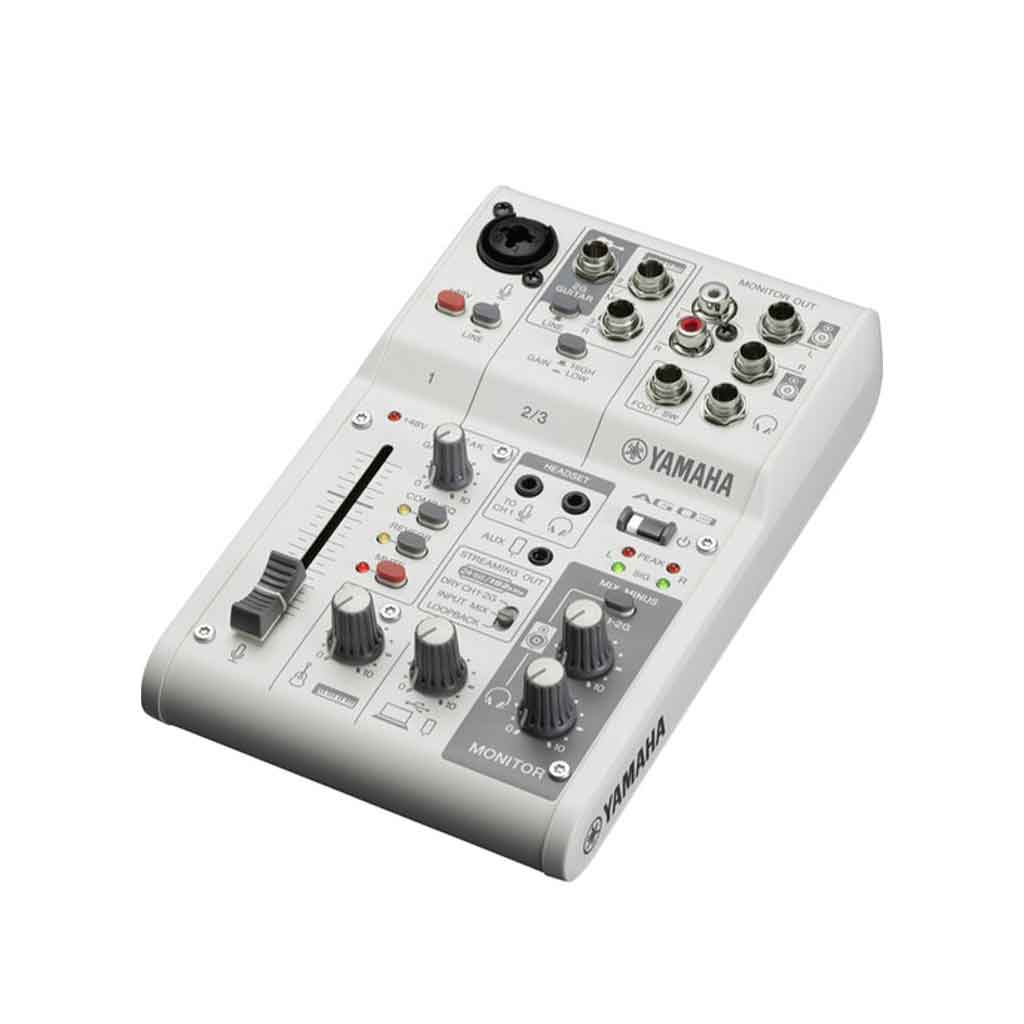 Bộ trộn âm thanh 3 kênh Yamaha AG03 Mk2 | Chính hãng - Trả góp 0%