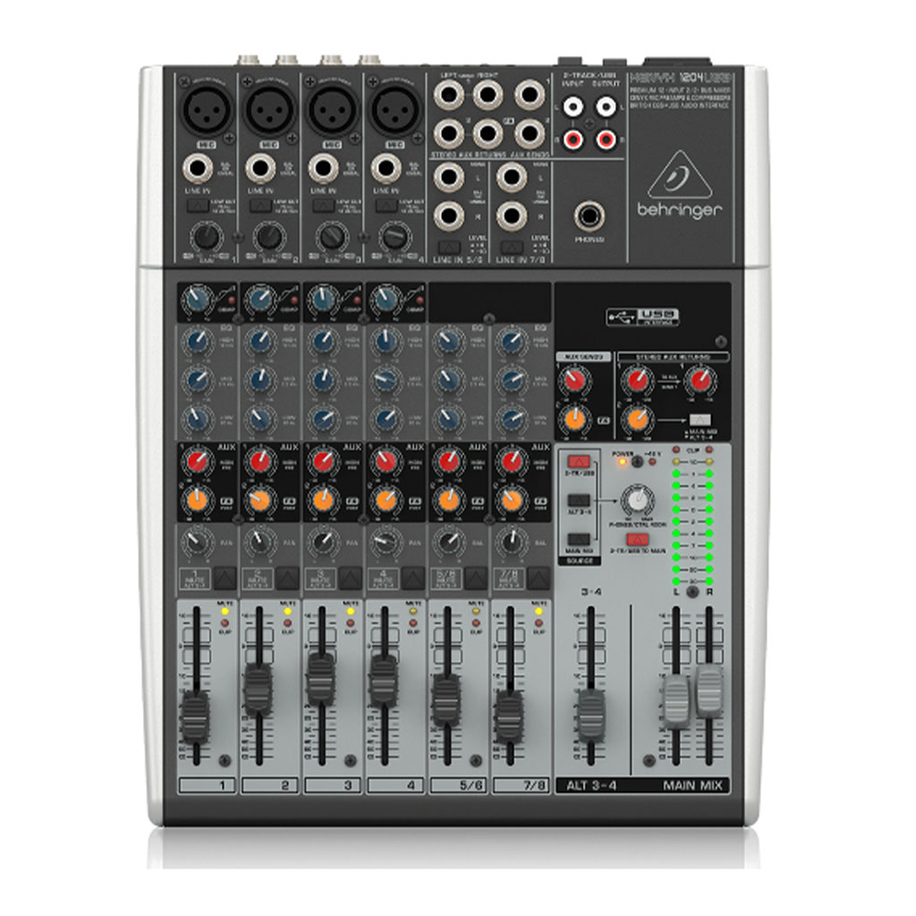 Bộ trộn âm thanh Behringer Xenyx 1204 USB | Chính hãng - Trả góp 0%