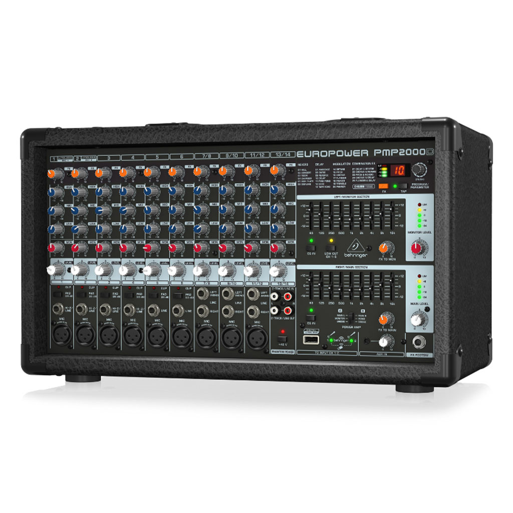 Bộ trộn nguồn 14 kênh Behringer PMP2000D | Chính hãng - Trả góp 0%