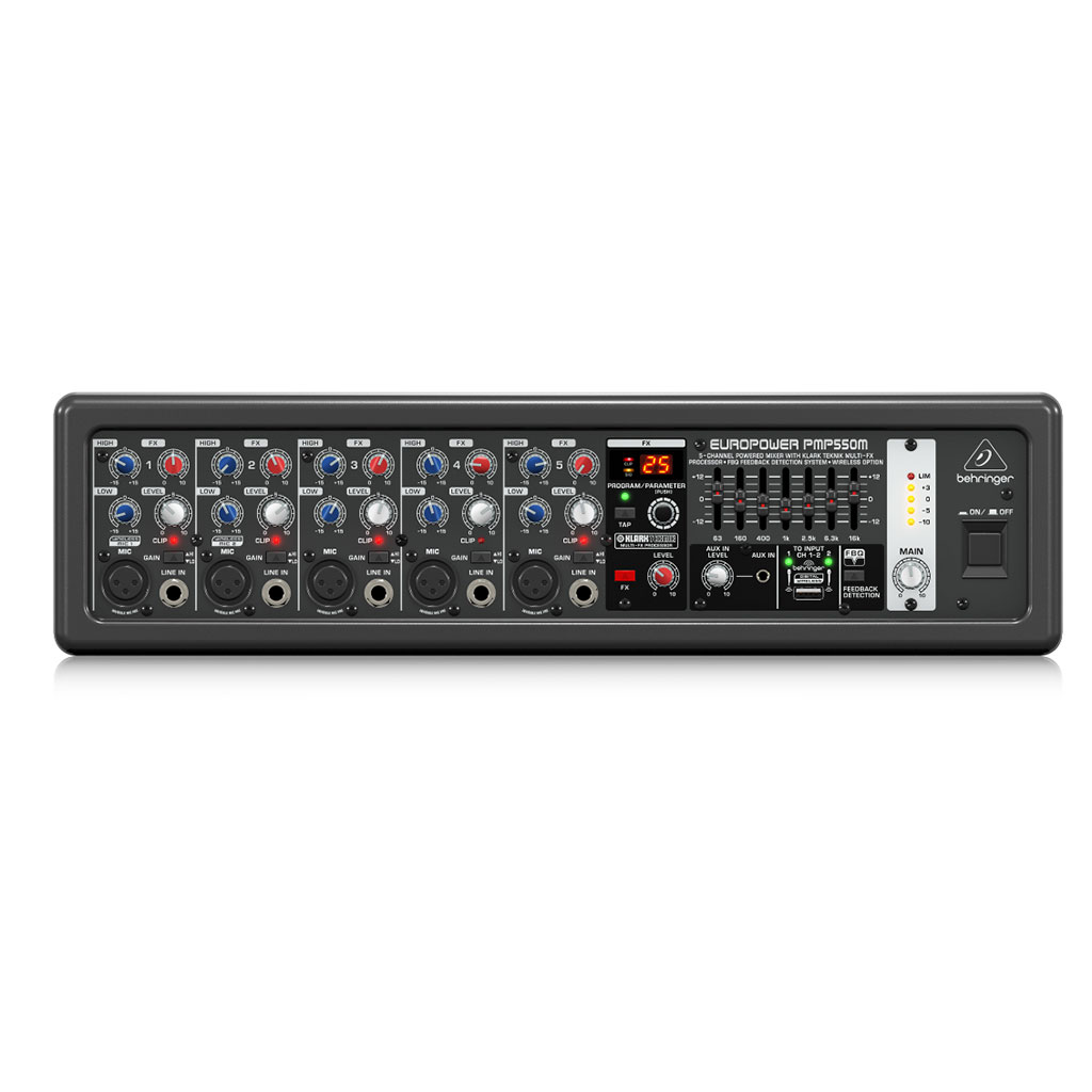 Bộ trộn nguồn Behringer Europower PMP550M | Chính hãng - Trả góp 0%
