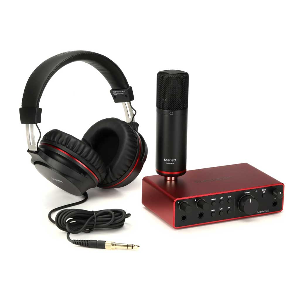 Combo thu âm Focusrite Scarlett 2i2 Studio 4th Gen - Chính hãng