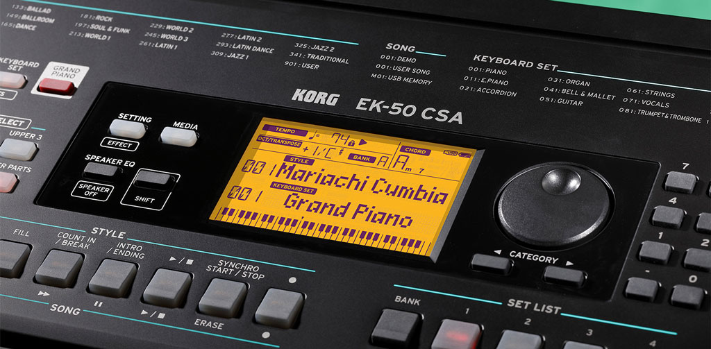 Đàn organ đa năng Korg EK-50 CSA | Chính hãng - Trả góp 0%