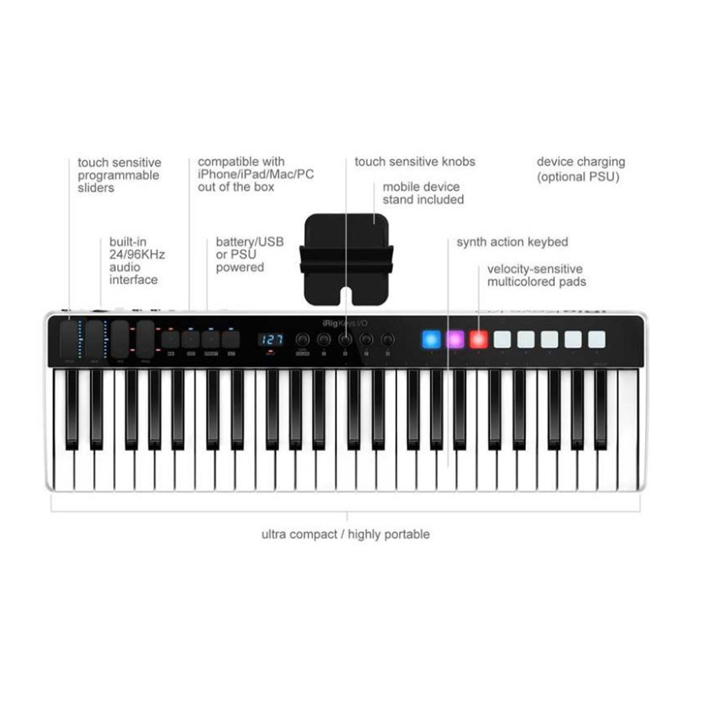 IK Multimedia iRig Keys I/O 49 Key | Chính hãng - Trả góp 0%