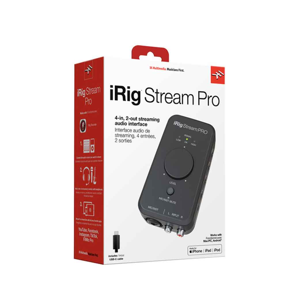 Interface IK Multimedia iRig Stream Pro | Chính hãng - Trả góp 0%