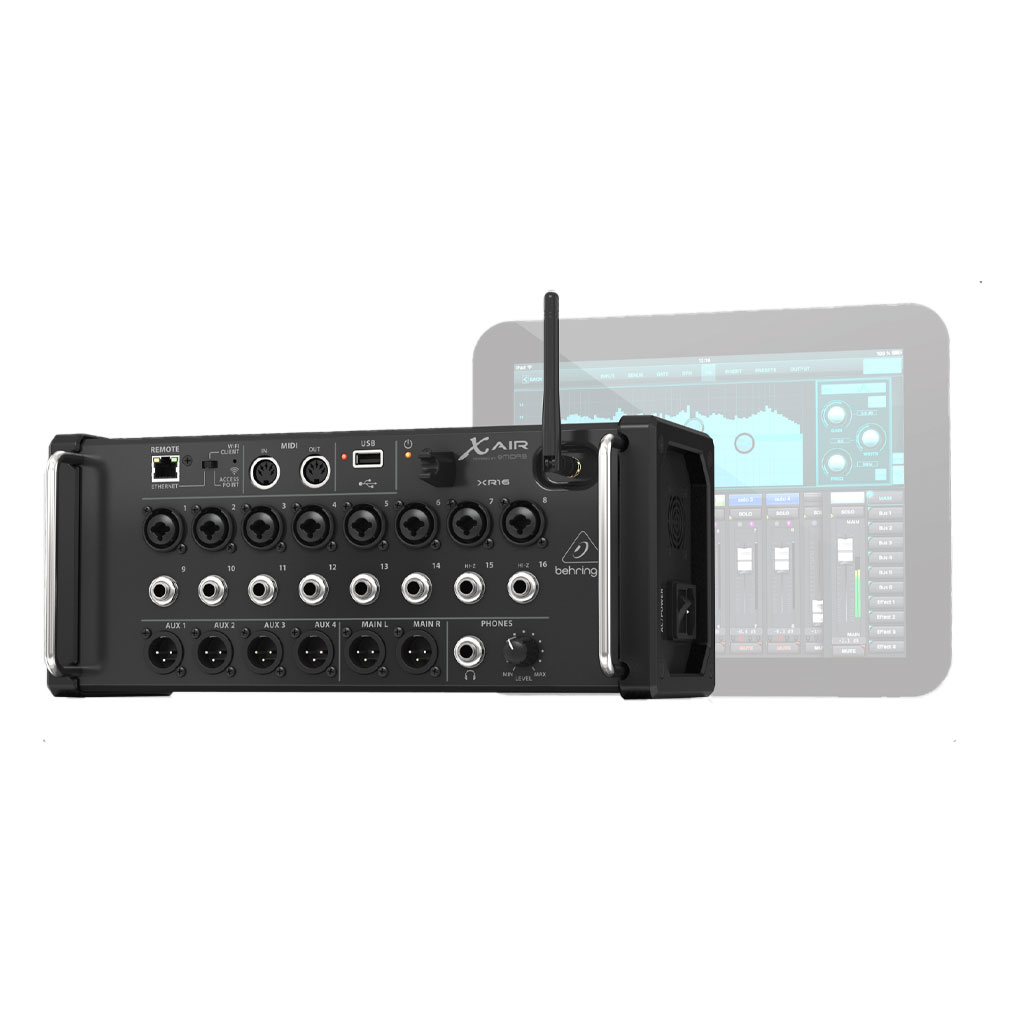 Máy trộn kỹ thuật số Behringer X Air XR16 | Chính hãng - Trả góp 0%