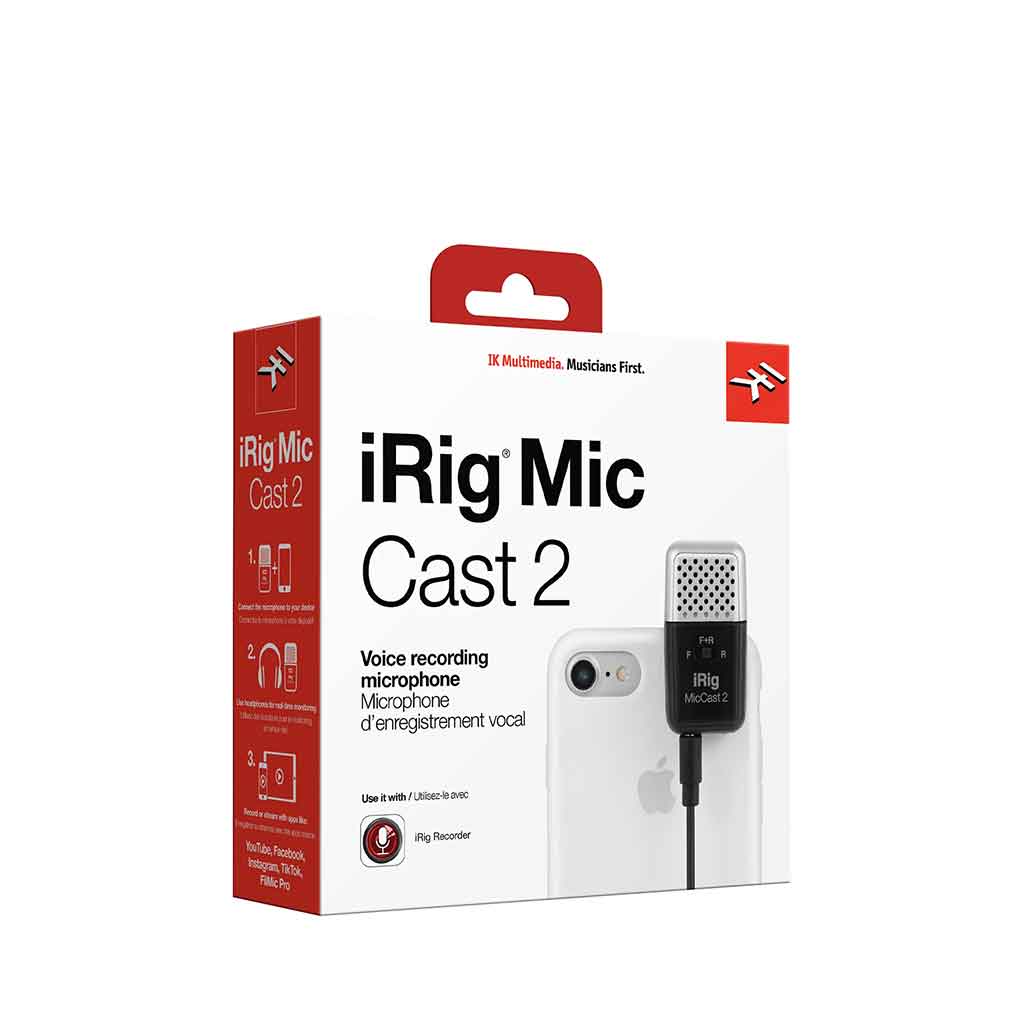 IK Multimedia iRig Mic Cast 2 | Chính hãng - Trả góp 0%