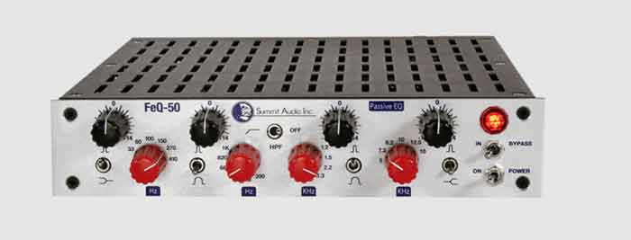 Preamp Summit Audio FeQ-50 với thiết kế đẹp mắt và gọn nhẹ