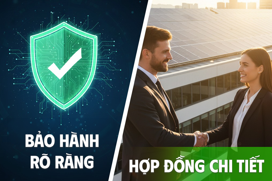 Dấu hiệu 4: có hợp đồng và bảo hành rõ ràng