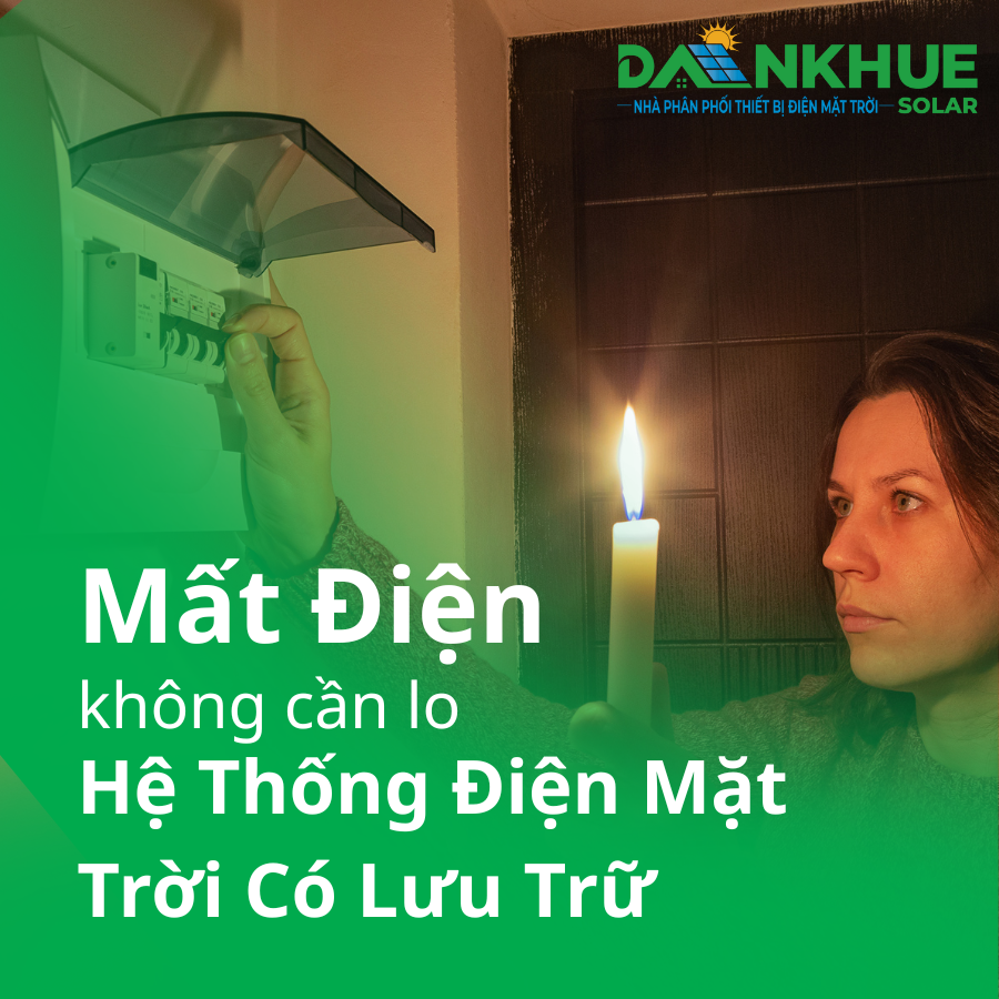 Không lo mất điện với hệ thống điện mặt trời có lưu trữ