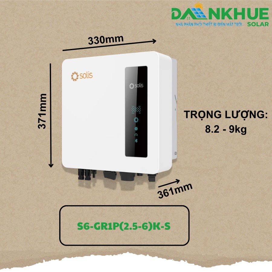 Kích thước inverter hòa lưới Solis S6-GR1P(2.5-6)K-S