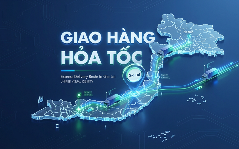 Bản đồ vận chuyển tấm pin năng lượng mặt trời hỏa tốc về Pleiku Gia Lai của Đan Khuê Solar