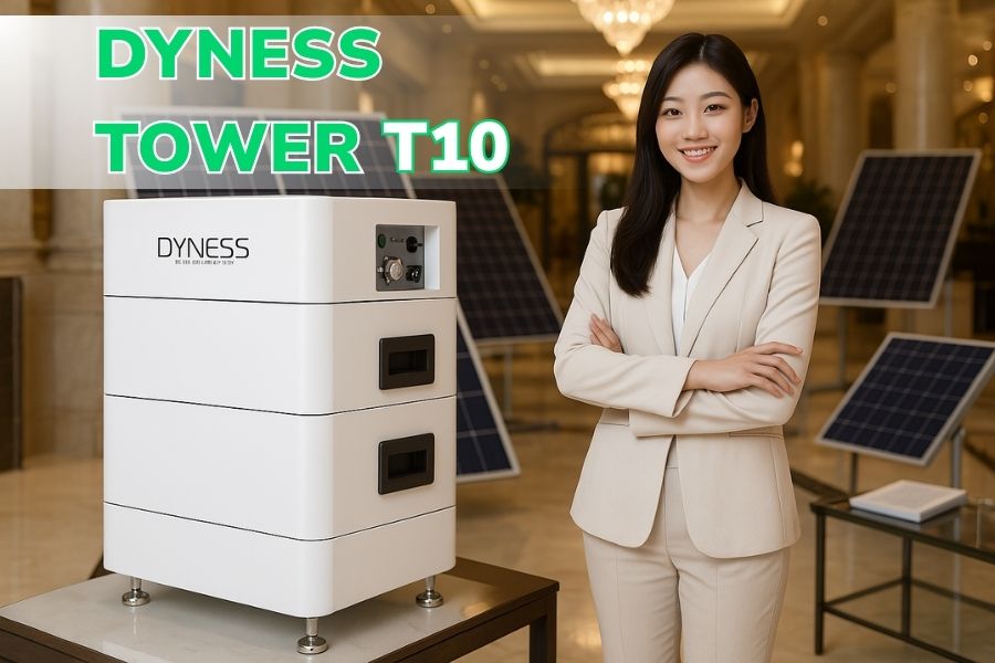 Pin lưu trữ Dyness Tower T10 Điện Áp Cao, Thiết kế hiện đại