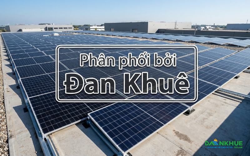 Hệ thống điện mặt trời áp mái sử dụng tấm pin Longi Hi-MO X10 phân phối bởi Đan Khuê Solar