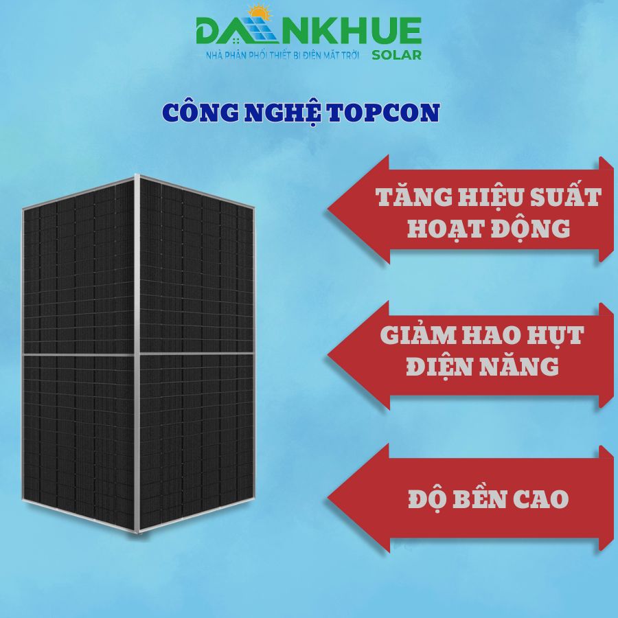 Khả năng giảm hao hụt điện năng của công nghệ TOPCon có trong tấm pin năng lượng mặt trời LONGi