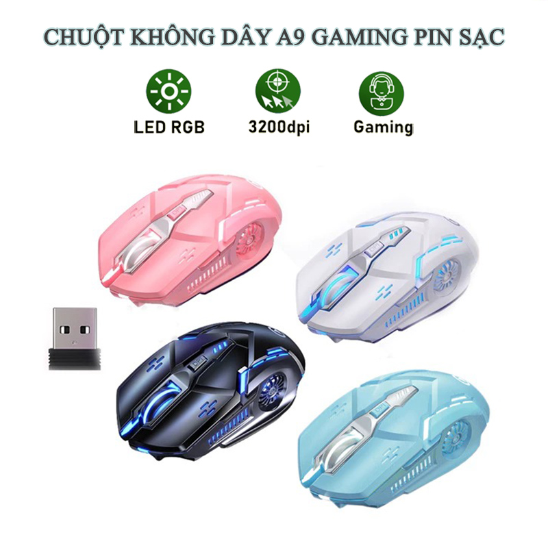 Thông Số Kỹ Thuật Của Chuột Gaming Không Dây A9