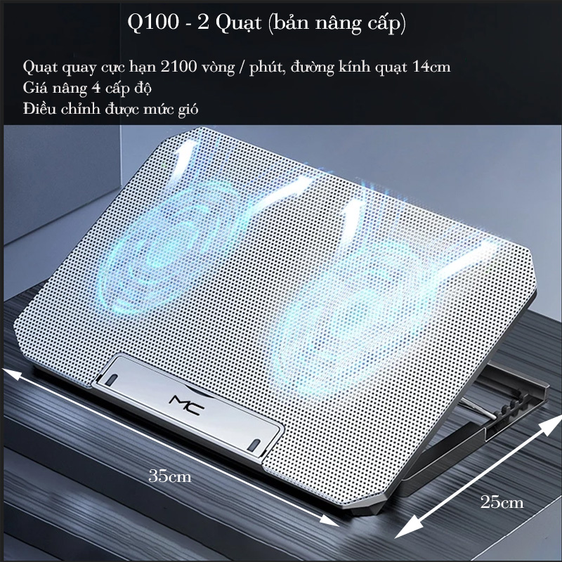 Thông Số Kỹ Thuật Của Đế Tản Nhiệt Laptop Q100 Pro