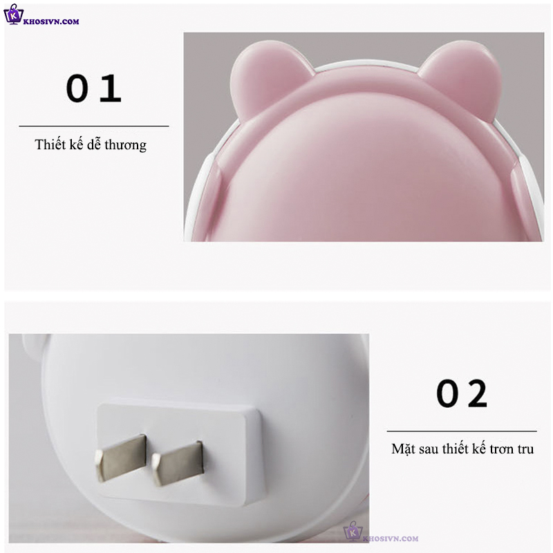 Thông Số Kỹ Thuật Của Đèn Ngủ Cảm Biến Hình Tai Mèo: