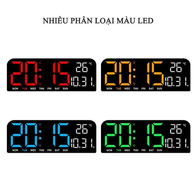 Tại Sao Bạn Nên Mua Đồng Hồ LED Điện Tử Để Bàn Gắn Tường Có Chức Năng Báo Thức, Đếm Ngược, Bấm Giờ, Đo Nhiệt Độ - 0707Tại Khosivn?