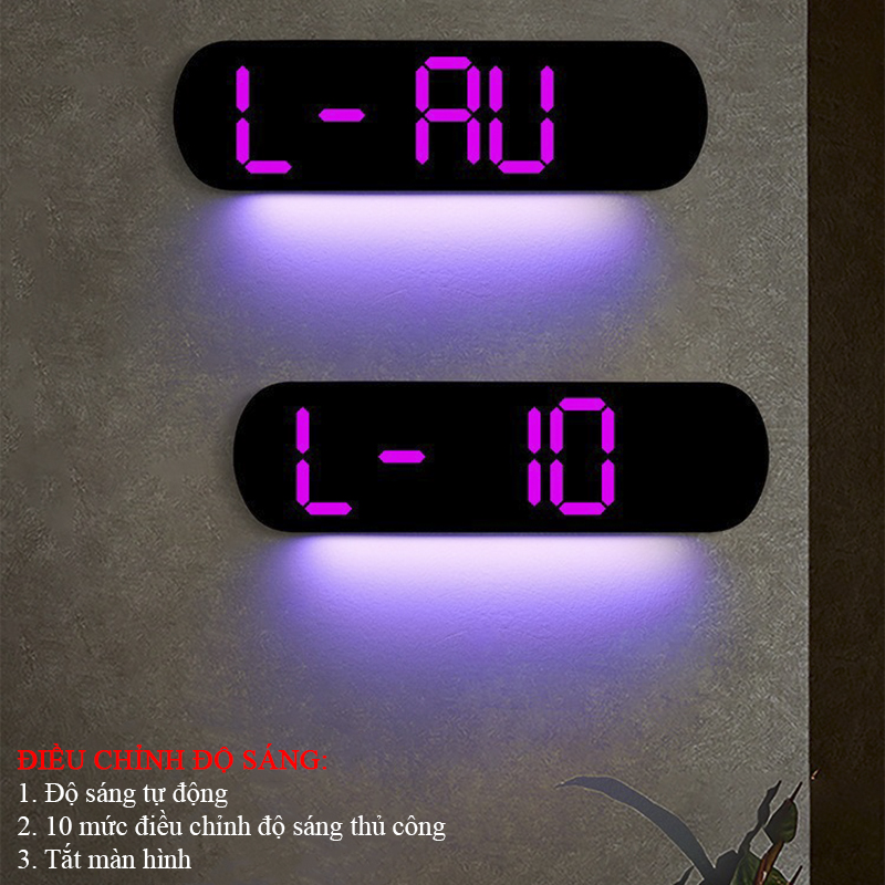 Sự Tiện Ích, Tiện Lợi Của Đồng Hồ LED RGB Gắn Tường - 5502