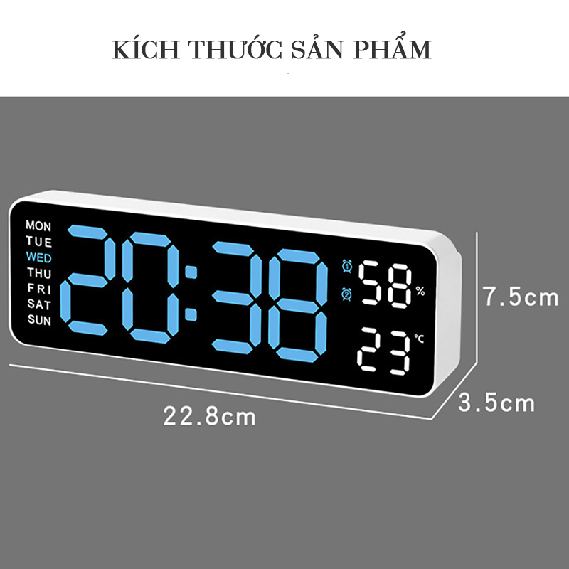 Thông Số Kỹ Thuật Của Đồng Hồ LED Để Bàn Decor - 5503