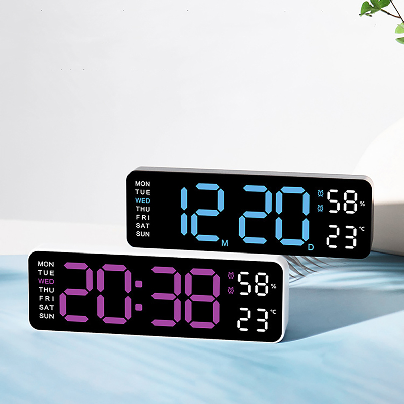 Địa Chỉ Mua Sỉ Đồng Hồ LED Để Bàn Decor, Đồng Hồ Báo Thức Để Bàn Hiển Thị Thời Gian Nhiệt Độ - 5503 Tại TPHCM - Khosivn.com