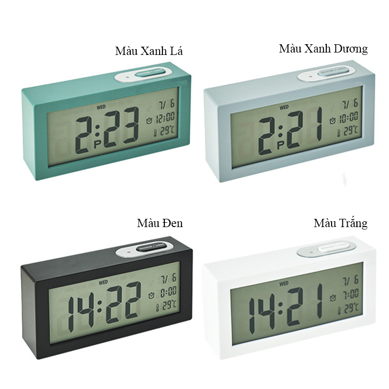 Tại Sao Bạn Nên Mua Đồng Hồ LED Để Bàn Màn Hình LCD Báo Thức Hiển Thị Nhiệt Độ Ngày Tháng - 8890H Tại Khosivn?
