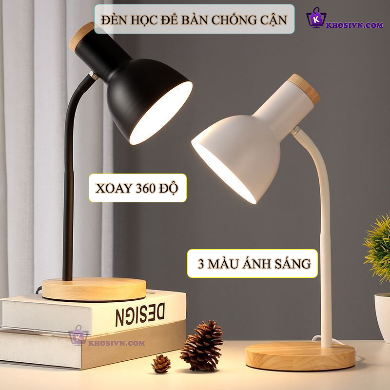 Ưu Điểm Nổi Bật Của Đèn Học Cắm Điện Để Bàn Đế Gỗ D1006