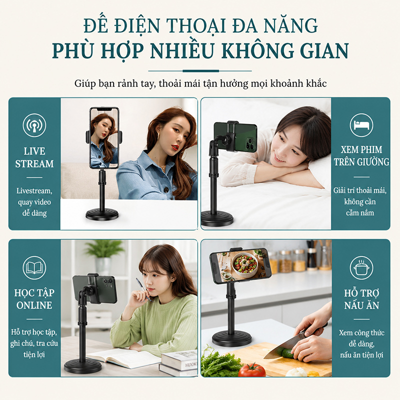 Ưu Điểm Nổi Bật Của Giá Đỡ Điện Thoại Livestream L222