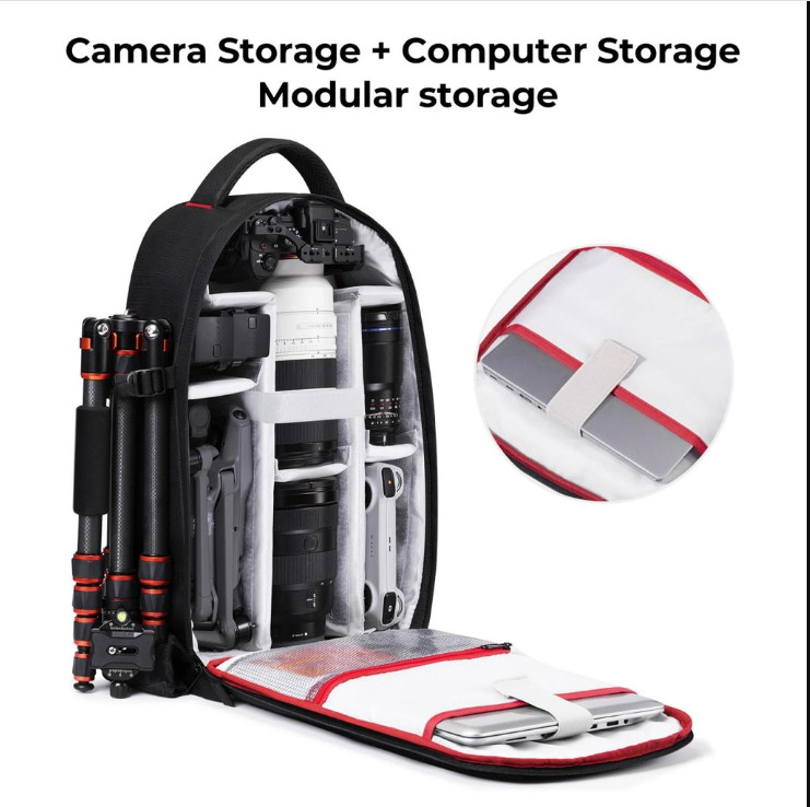 Thiết kế của balo máy ảnh K&F có gì