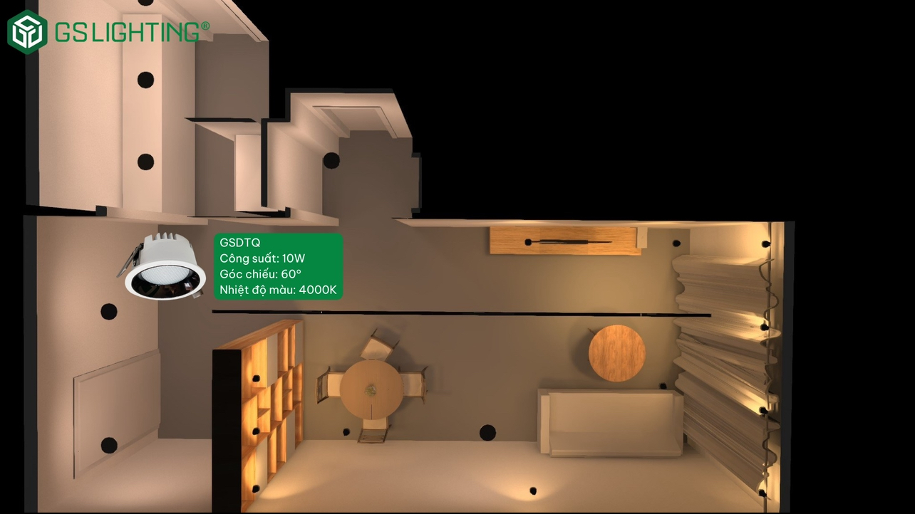 Thiết Kế Chiếu Sáng Nội Thất Cho Căn Hộ Mini