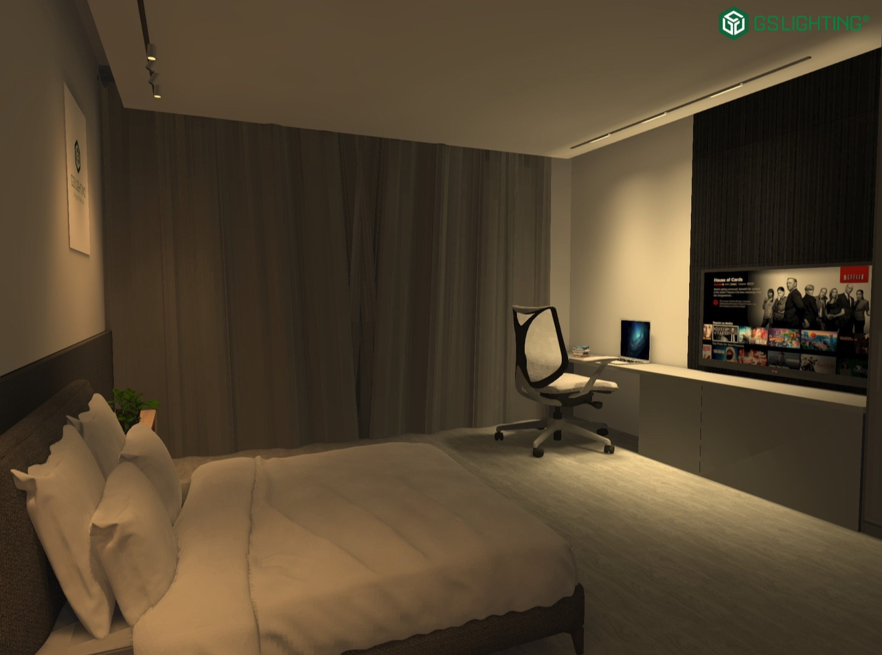 Bố Trí Chiếu Sáng Cho Không Gian Phòng Ngủ