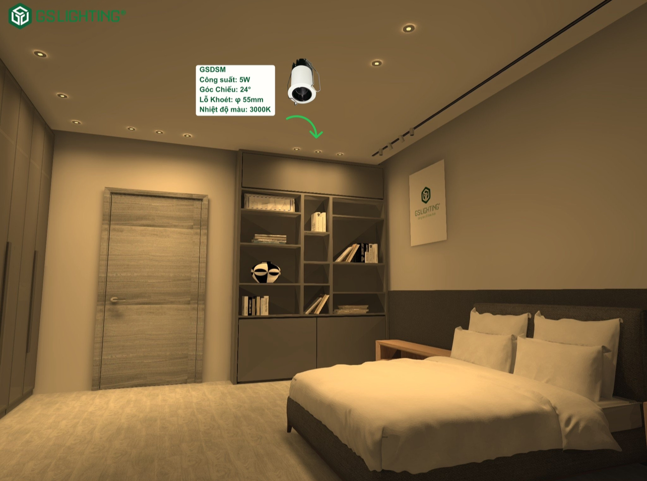 Ánh sáng tạo điểm nhấn