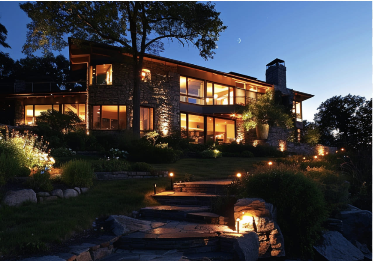 chiếu sáng cảnh quan