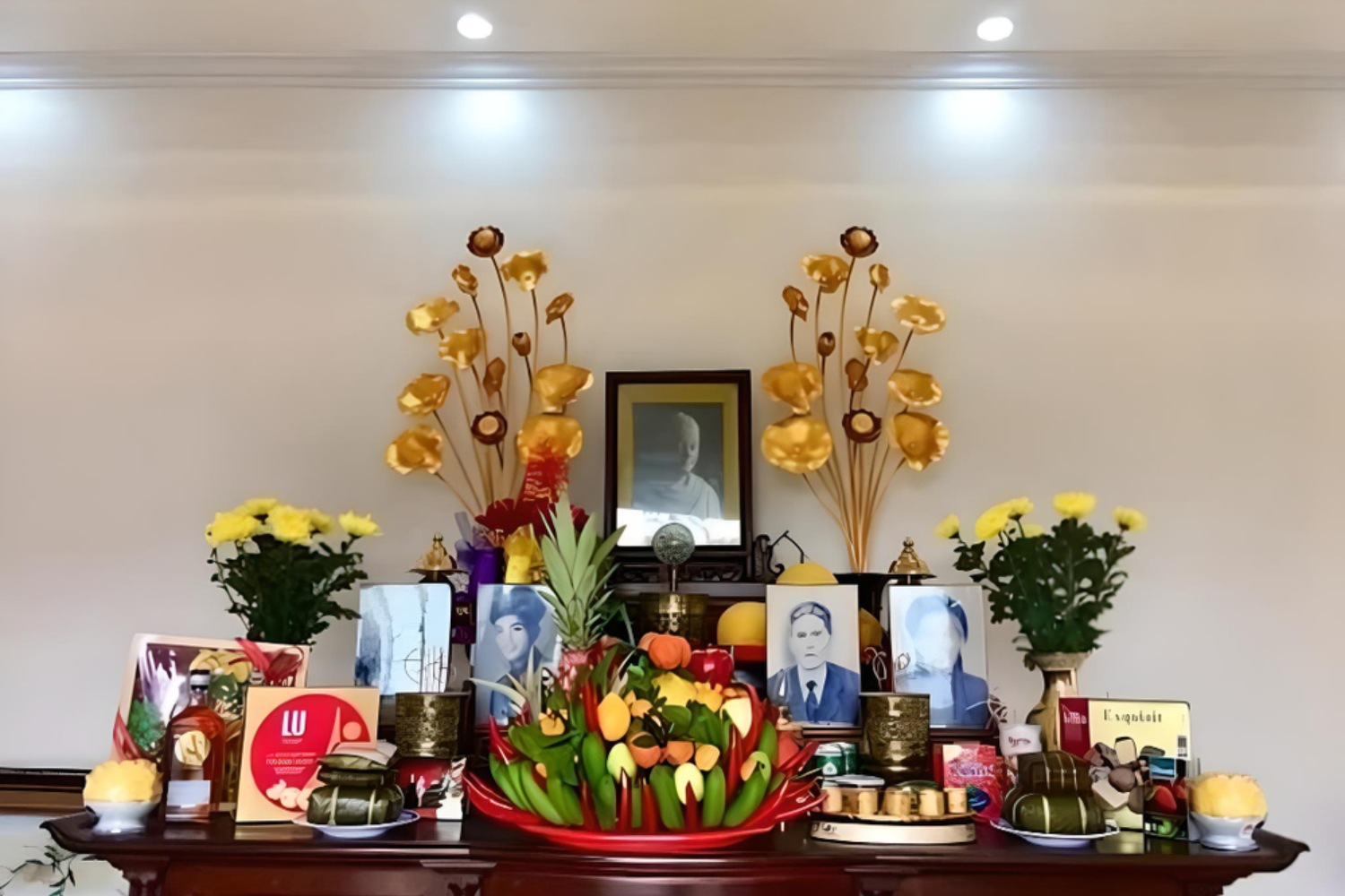 Dịch vụ thiết trí không gian thờ cúng tạo sự hài hòa và linh thiêng của Trúc Lâm An