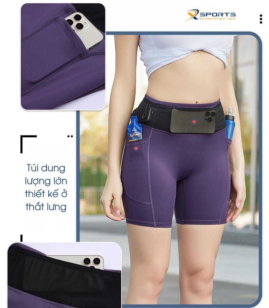 quần chạy bộ nữ Lego MS315 có túi