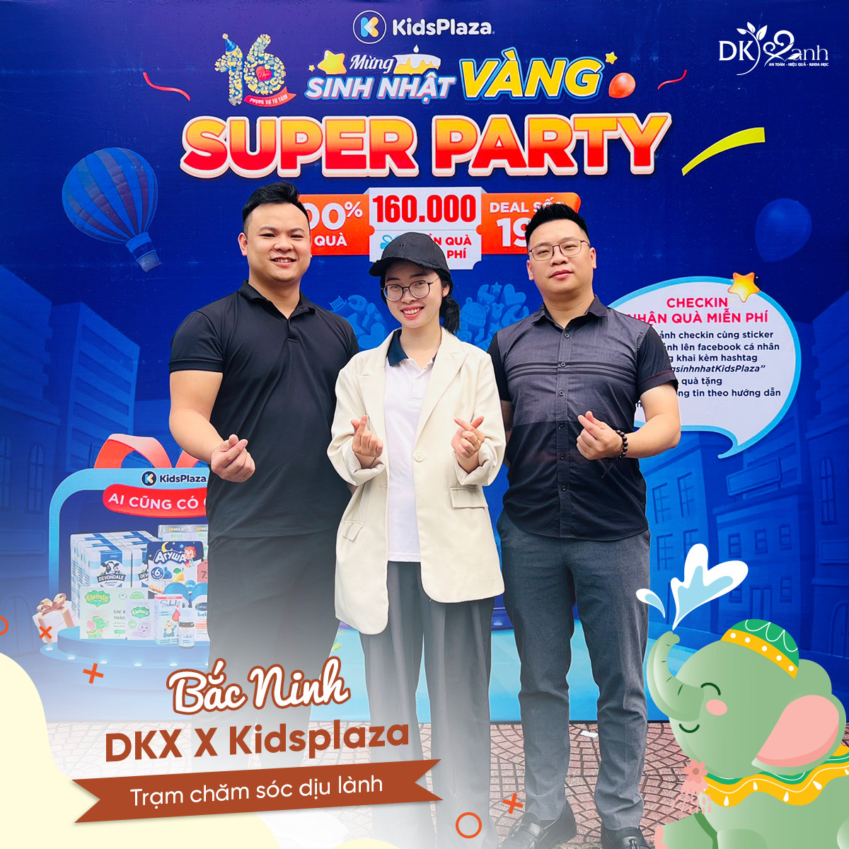 Nhân viên Dược Khoa Xanh tại sự kiện Kidsplaza