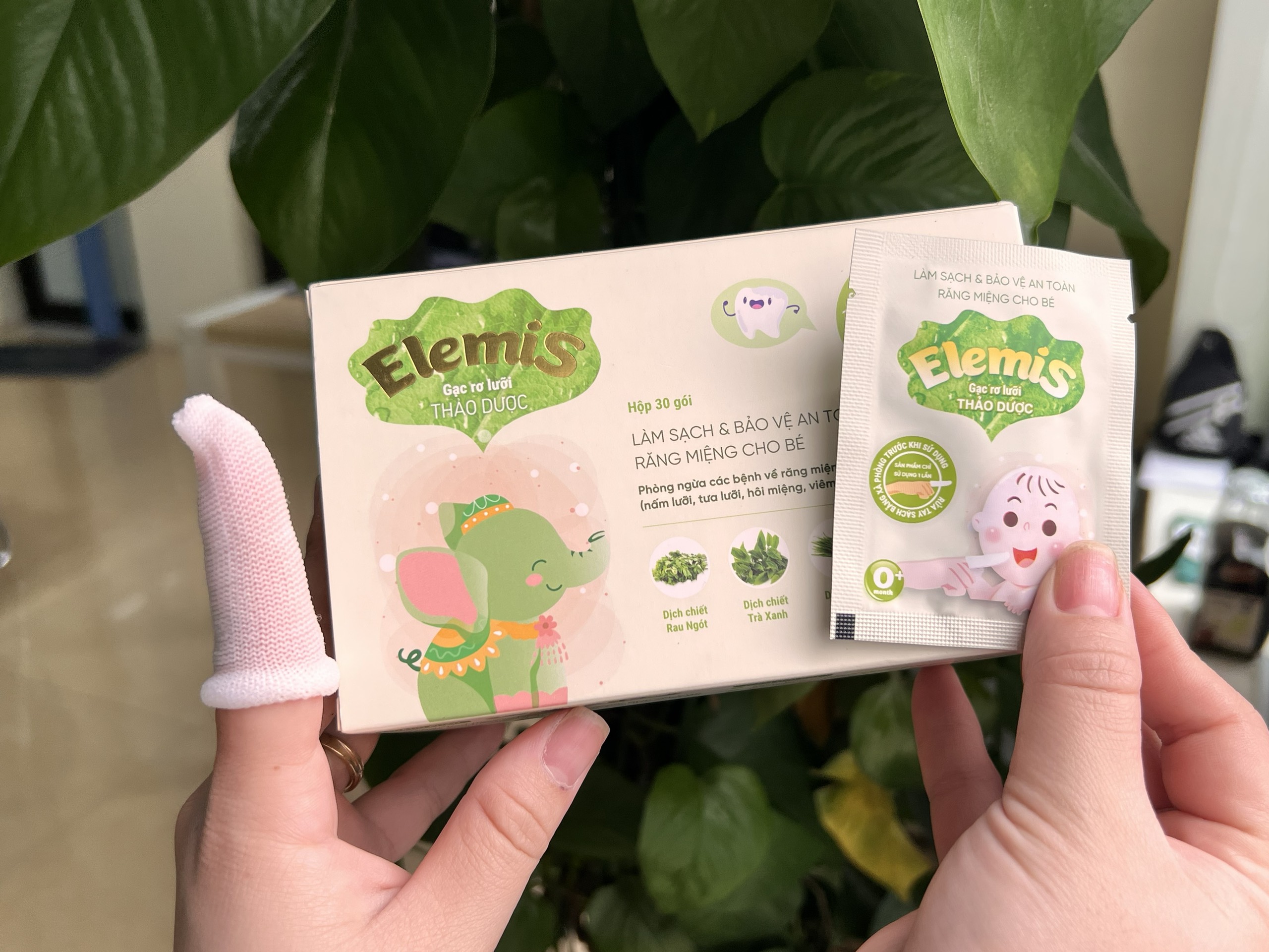 Gạc rơ lưỡi thảo dược Elemis