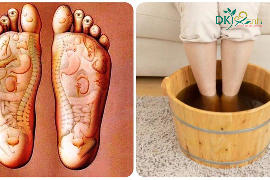 Ngâm chân với nước muối trước khi đi ngủ sẽ giúp mẹ ngủ ngon hơn