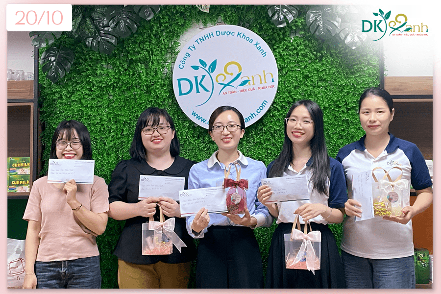 Những bông hoa xinh đẹp nhà Dược Khoa Xanh