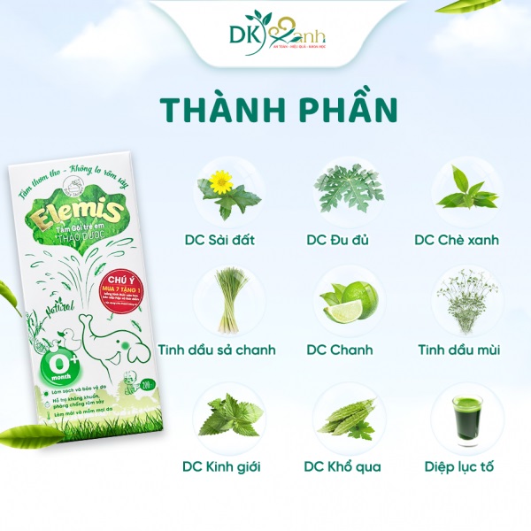 Nước tắm thảo dược dành cho trẻ sơ sinh Elemis