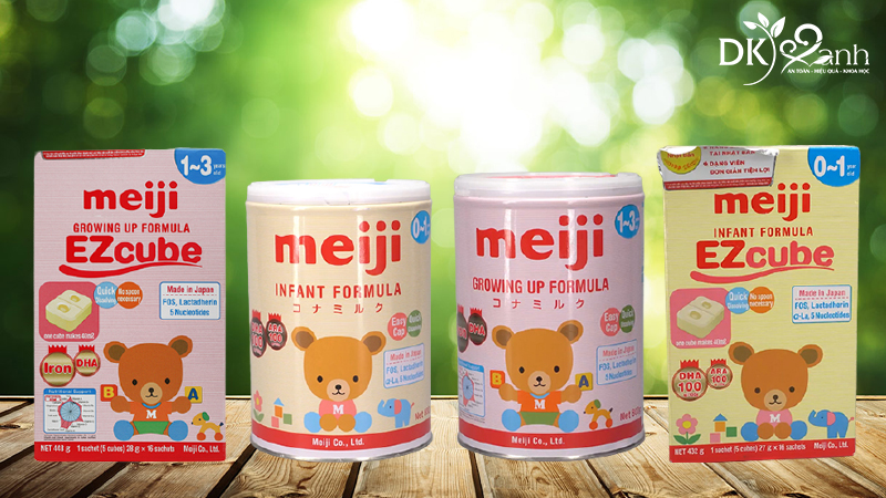 Sữa Meiji là thương hiệu sữa số 1 tại Nhật Bản