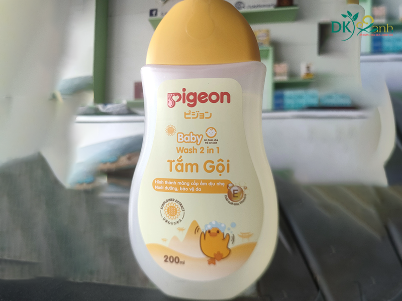 Sữa tắm cho em bé Pigeon
