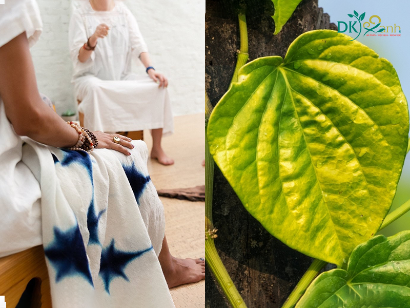 Xông vùng kín bằng nguyên liệu trầu không