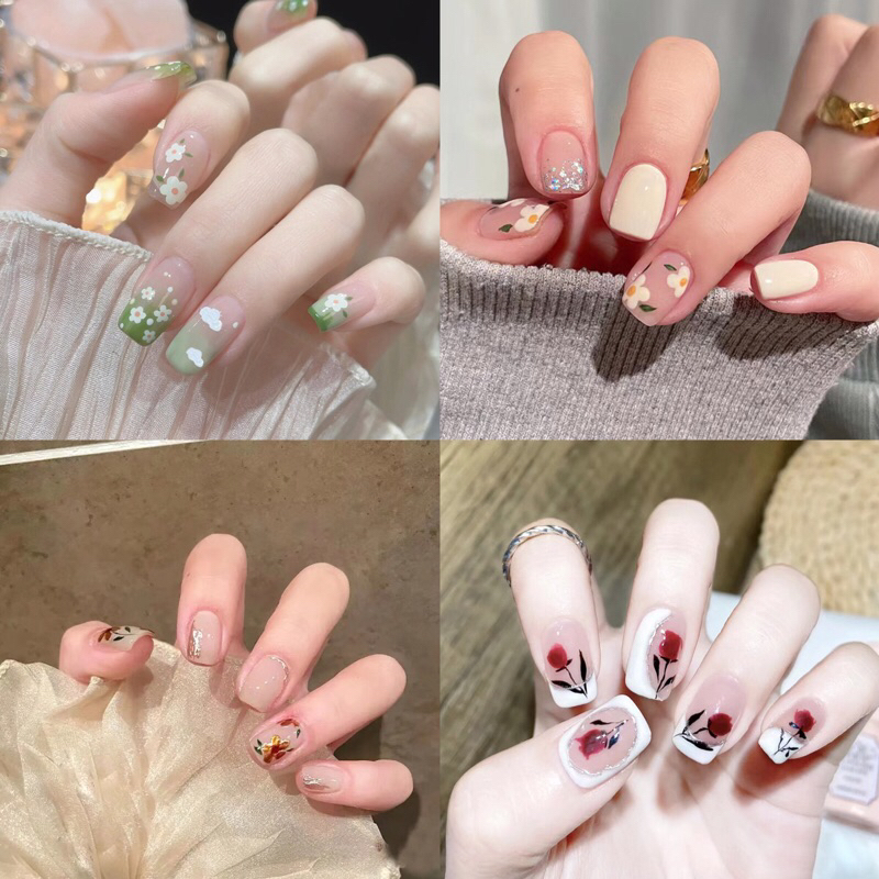 Nail Họa Tiết Hoa 3D Sang Trọng – Điểm Nhấn Hoàn Hảo Cho Đôi Tay