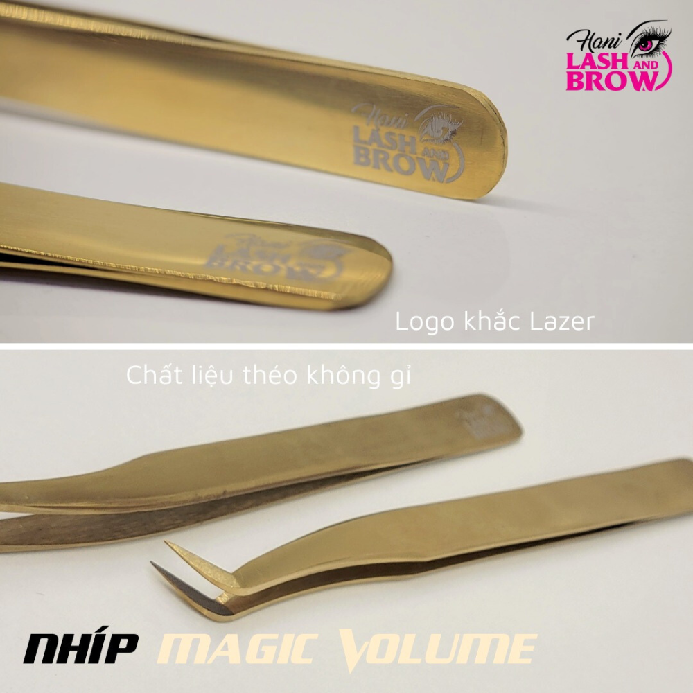 Nhíp nối mi Volume Vàng Thần Thánh