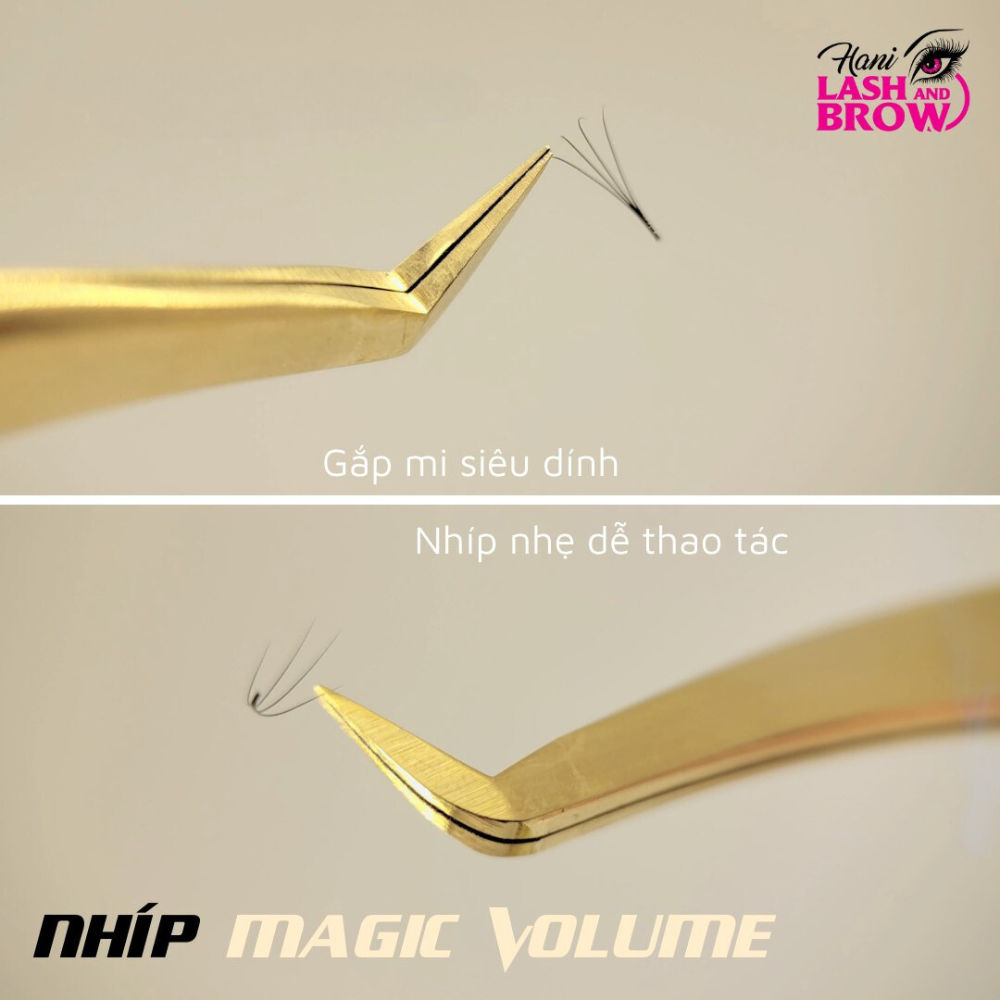 Nhíp nối mi Volume Vàng Thần Thánh
