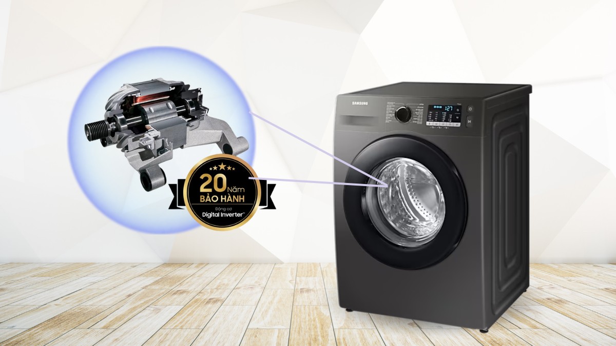 Máy giặt Samsung Inverter 9.5 Kg WW95TA046AX/SV