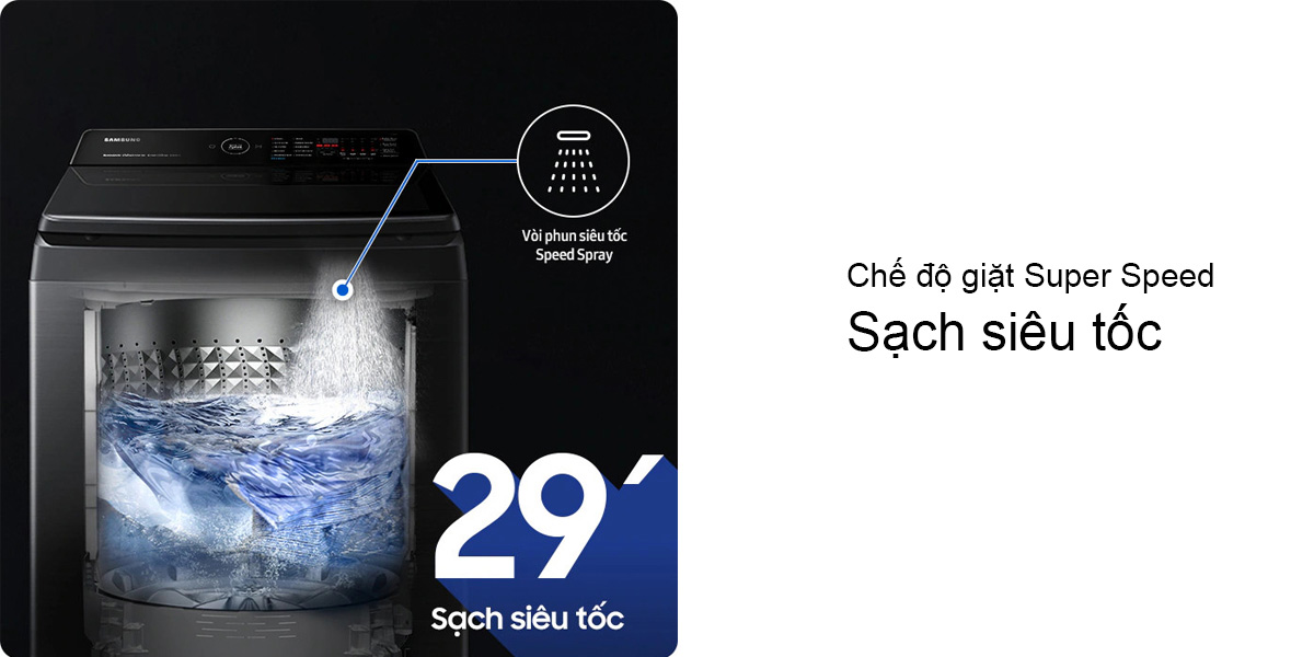 Máy giặt Samsung Inverter 9.5 Kg WA95CG4545BDSV